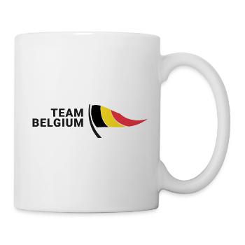 Team Belgium - Tasse - Weiß - Rechts
