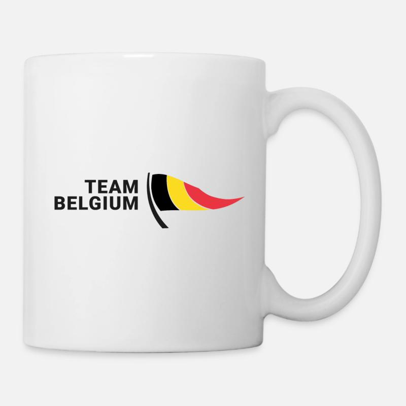 Team Belgium - Tasse - Weiß
