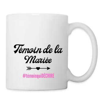 Bride's Witness - matching tshirt - Mug - white - Right