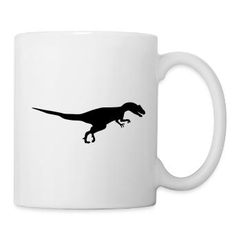 dinosaure - Mug blanc - blanc - Droite