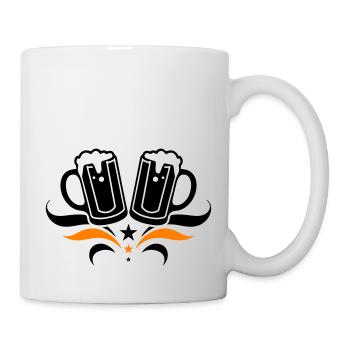 Beer Glass Beer Mug Beer - Mug - white - Right