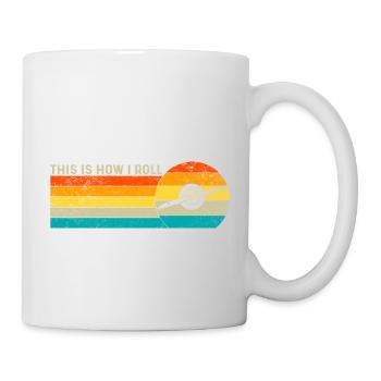 C’est comme ça que je roule - Rouleau une roue - Mug blanc - blanc - Droite