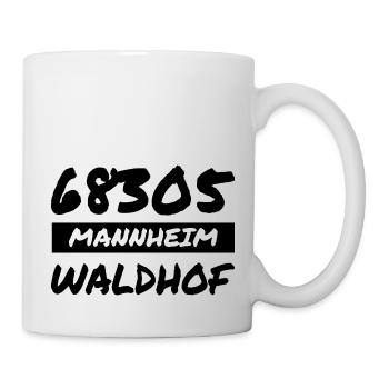 Mannheim Monnem Mannheimat - Tasse - Weiß - Rechts
