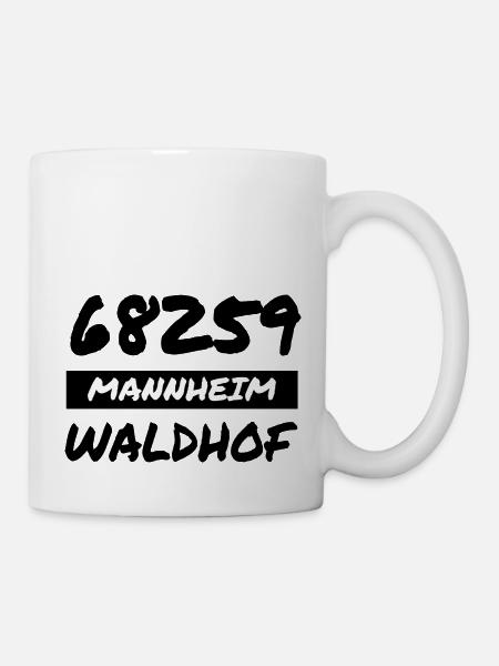 Mannheim Monnem Mannheimat - Tasse - Weiß