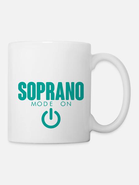 Mode Soprano activé 4 - Mug blanc - blanc