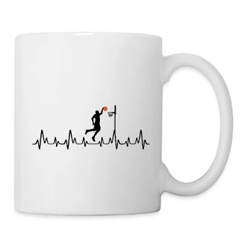 Basketball - Tasse - Weiß - Rechts