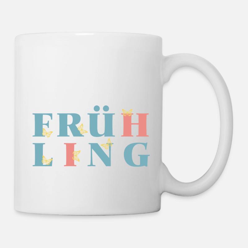 Hol Dir den Frühling nach Hause - Endlich Frühling - Tasse - Weiß