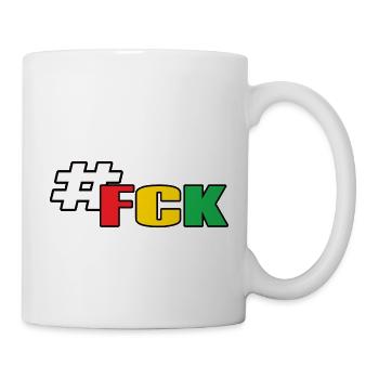 #FCK - Tasse - Weiß - Rechts