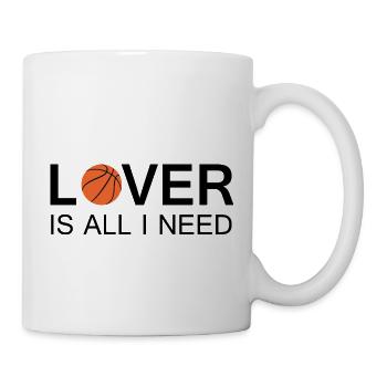 Basket-ball - Mug blanc - blanc - Droite