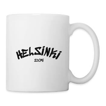 Helsinki - Finlande - Finlande - Suomi - Slogan - Mug blanc - blanc - Droite