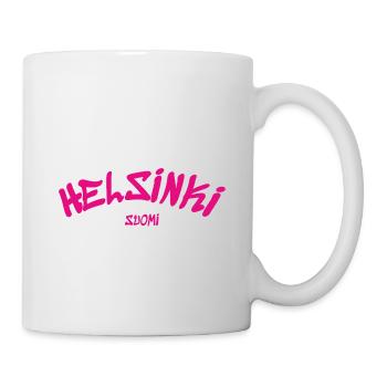 Helsinki - Finlande - Finlande - Suomi - Slogan - Mug blanc - blanc - Droite