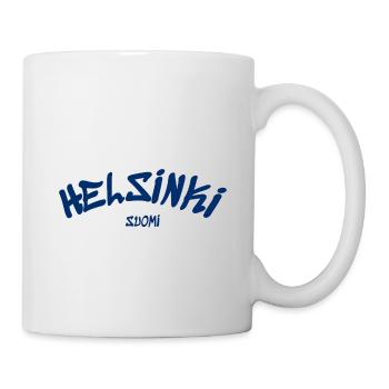 Helsinki - Finlande - Finlande - Suomi - Slogan - Mug blanc - blanc - Droite