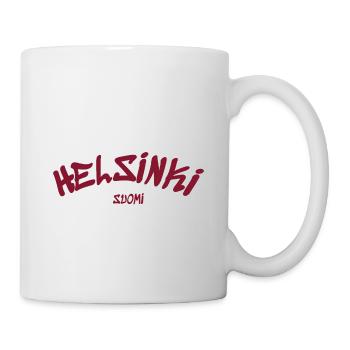 Helsinki - Finlande - Finlande - Suomi - Slogan - Mug blanc - blanc - Droite
