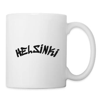 Helsinki - Finlande - Finlande - Suomi - Slogan - Mug blanc - blanc - Droite