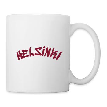 Helsinki - Finlande - Finlande - Suomi - Slogan - Mug blanc - blanc - Droite