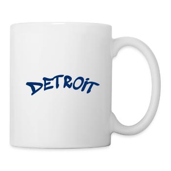 Détroit - Michigan - États-Unis - Amérique - Mug blanc - blanc - Droite