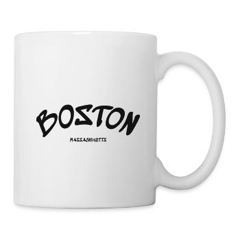 Boston - Massachusetts - USA - America - Mug - white - Right