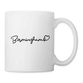 Birmingham Herzschlag Stadt England - Tasse - Weiß - Rechts