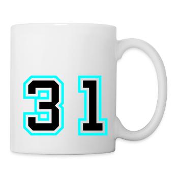 31 Symbole numérique - Mug blanc - blanc - Droite