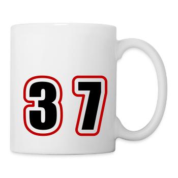 37 Number College - Mug - white - Right