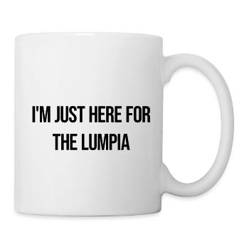 Je suis juste là pour le Lumpia - Lustiges Lumpia - Mug blanc - blanc - Droite