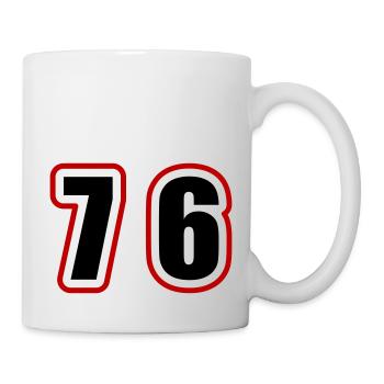 76 Number College - Mug - white - Right