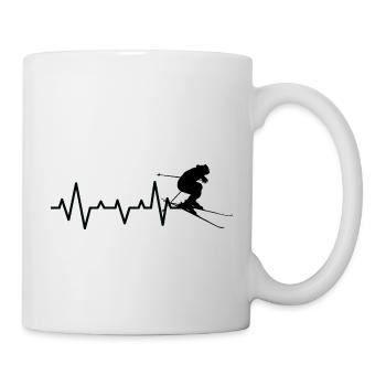Skiing Ski Motif for Skier Skier - Mug - white - Right