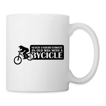 Funny Bicycle Saying - Mug - white - Right