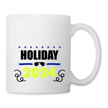 Vacances 2024 - Mug blanc - blanc - Droite