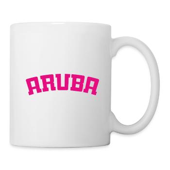Aruba - Est. 1499 - Dutch Caribbean - Karibik - Tasse - Weiß - Rechts