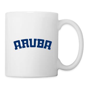 Aruba - Est. 1499 - Dutch Caribbean - Karibik - Tasse - Weiß - Rechts