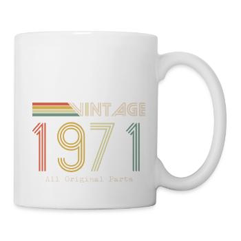 Episch & Legendär Jahrgang 1971: 53. Geburtstag - Tasse - Weiß - Rechts