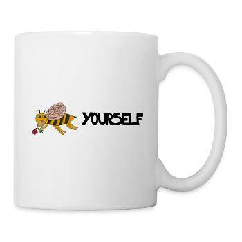 Abeille toi-même - Mug blanc - blanc - Droite