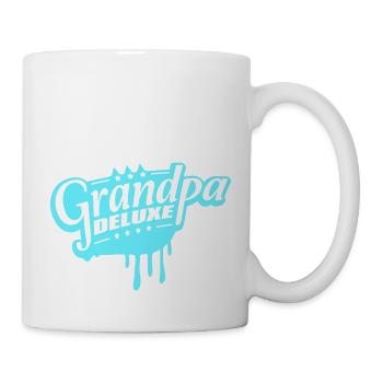 Grand-père Deluxe Meilleur grand-père Grand-père Amour Grand-père Logo de grand-père - Mug blanc - blanc - Droite