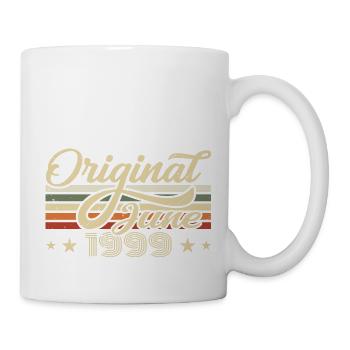 Juni 1999 | Geburtstag 1999 Jahrgang Juni 1999 - Tasse - Weiß - Rechts