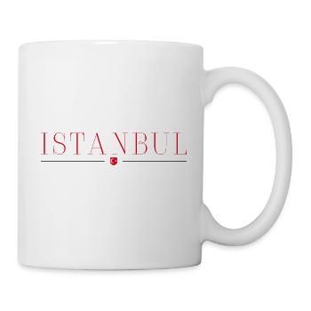 Istanbul Türkiye Stil Design T-Shirt - Tasse - Weiß - Rechts