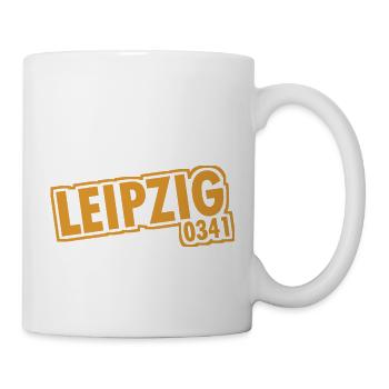 Leipzig - 0341 - Indicatif régional - Saxe - Mug blanc - blanc - Droite