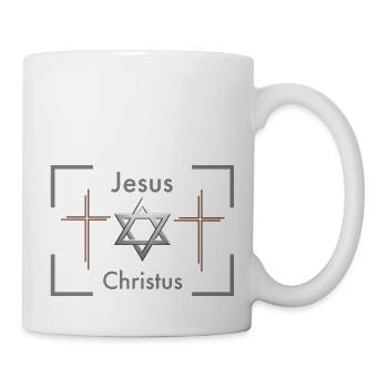 Jesus Christ Gott Messias Yeshua - Tasse - Weiß - Rechts