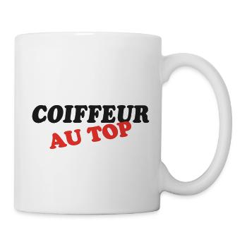 FRISEUR AN DER SPITZE - Tasse - Weiß - Rechts
