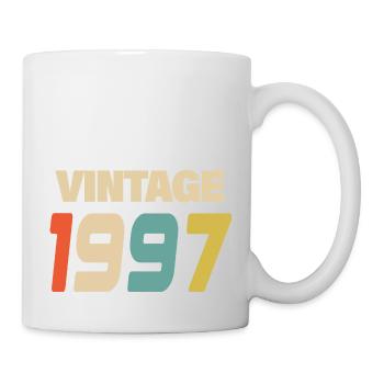 1997 Vintage Retro Classic 1997 - Tasse - Weiß - Rechts