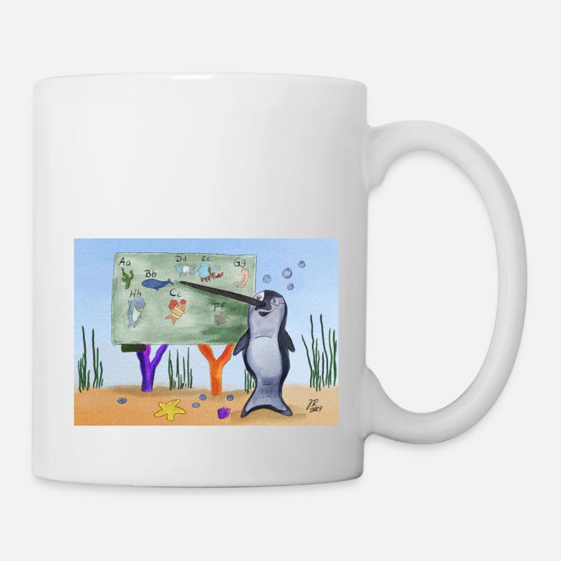 Teacher Narwhal - Mug - white