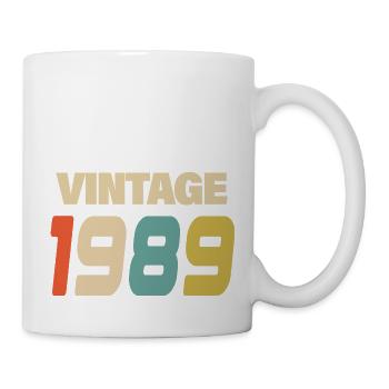 1989 Vintage Retro Classique 1989 - Mug blanc - blanc - Droite
