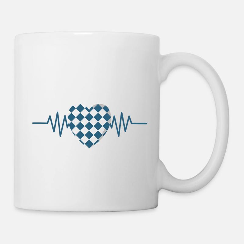 Bayern im Herzen - Tasse - Weiß