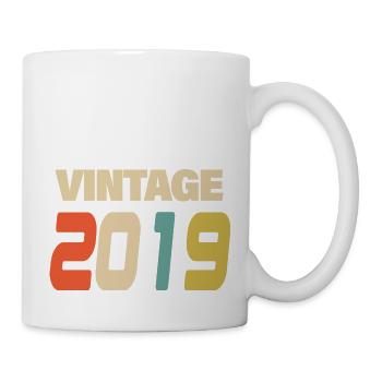 2019 Vintage Retro Classic 2019 - Tasse - Weiß - Rechts