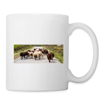 Chèvre de montagne dans le parc national Parc de l’île de Kos - Mug blanc - blanc - Droite