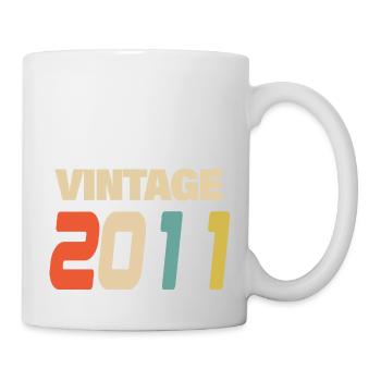 2011 Vintage Retro Classic 2011 - Tasse - Weiß - Rechts