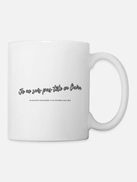 Kopf in der Luft - Tasse - Weiß