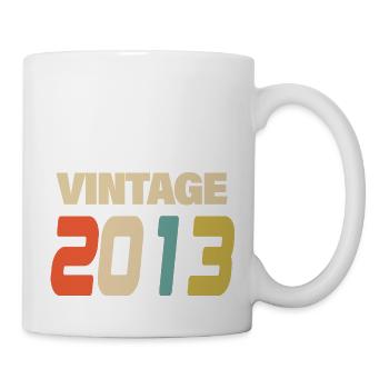 2013 Vintage Retro Classique 2013 - Mug blanc - blanc - Droite