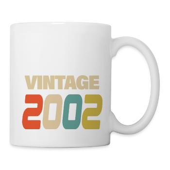2002 Vintage Retro Classic 2002 - Tasse - Weiß - Rechts