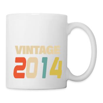 2014 Vintage Retro Classic 2014 - Tasse - Weiß - Rechts